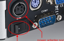 power and communications ports