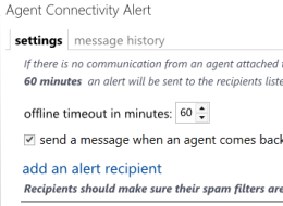 alert configuration screenshot